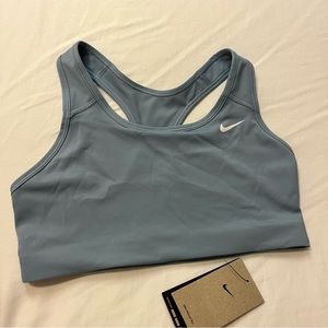 NWT Nike Dri-Fit Blue Medium Impact Sports Bra